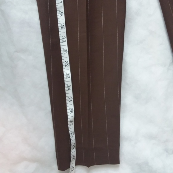 Blu's brown pin striped pant suit - Picture 2 of 8